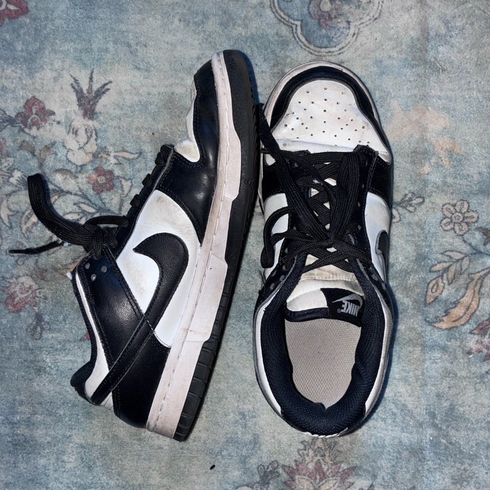 Nike Black and White Low-Top Panda Dunks
